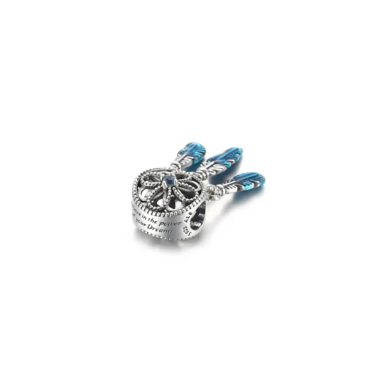 (Bild für) PANDORA Blauer Traumfänger-Charm - 799341C01 - Ansicht 3