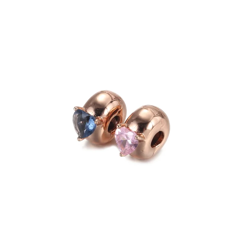 (Bild für) PANDORA Blue Heart Solitaire Clip-Charm - 789203C02 - Ansicht 2