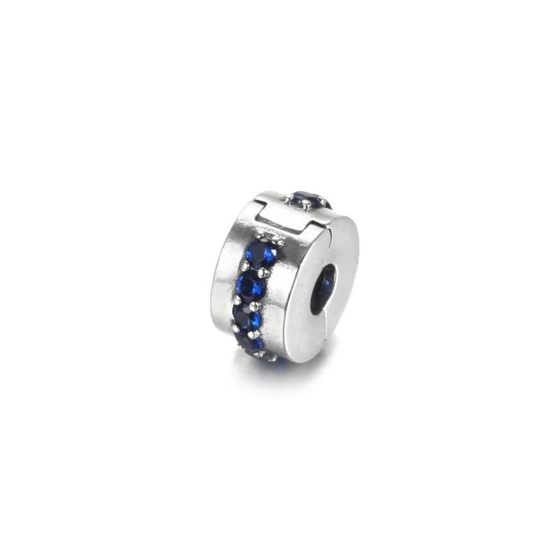 (Bild für) PANDORA Blue Sparkle Clip - 791972C01 - Ansicht 2