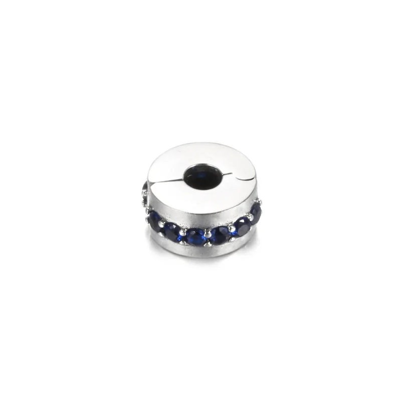 (Bild für) PANDORA Blue Sparkle Clip - 791972C01 - Ansicht 3