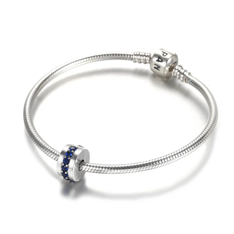 (Bild für) PANDORA Blue Sparkle Clip - 791972C01 - Ansicht 5