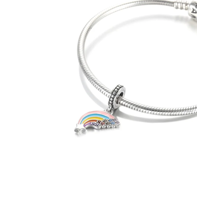 (Bild für) PANDORA Bunter Regenbogen-Anhänger - 799351C01 - Ansicht 5