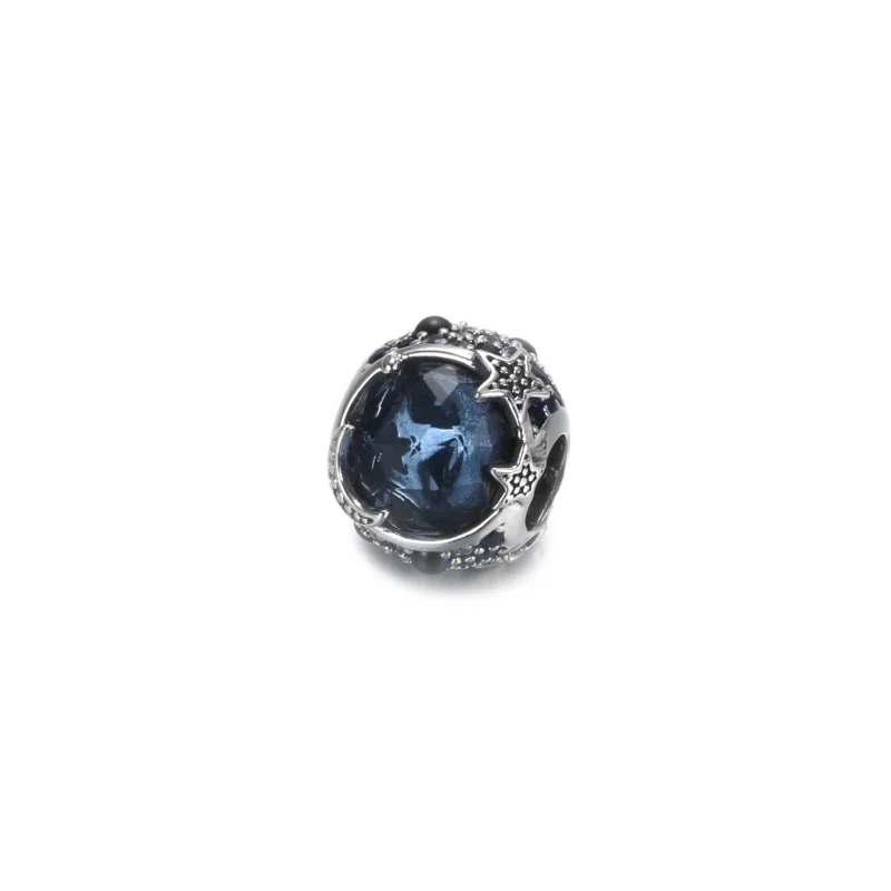 (Bild für) PANDORA Celestial Blue Sparkling Stars Charm - 799209C01 - Ansicht 2