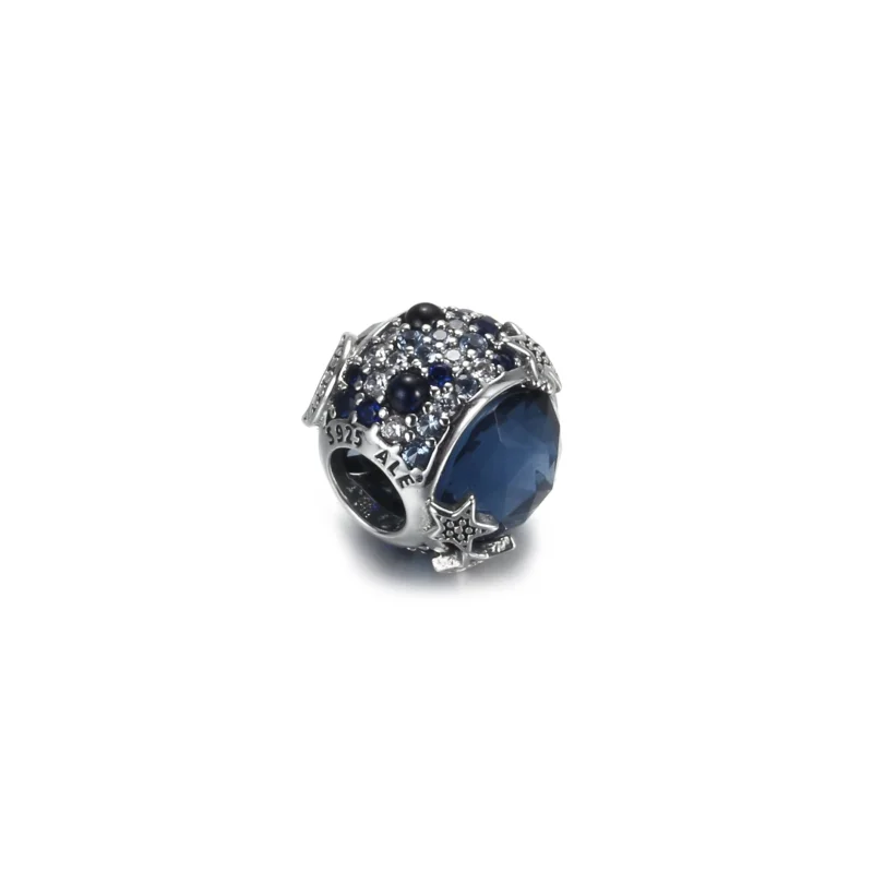 (Bild für) PANDORA Celestial Blue Sparkling Stars Charm - 799209C01 - Ansicht 4