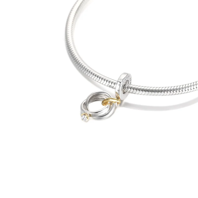 (Bild für) Pandora Charm Eheringe - 799319C01 - Ansicht 5
