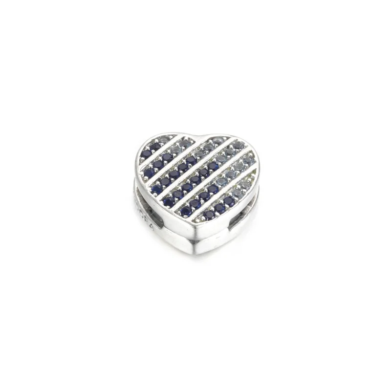 (Bild für) Pandora Charm Herz Blau - 799346C01 - Ansicht 5