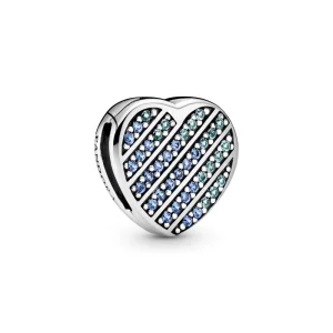 (Bild für) Pandora Charm Herz Blau - 799346C01