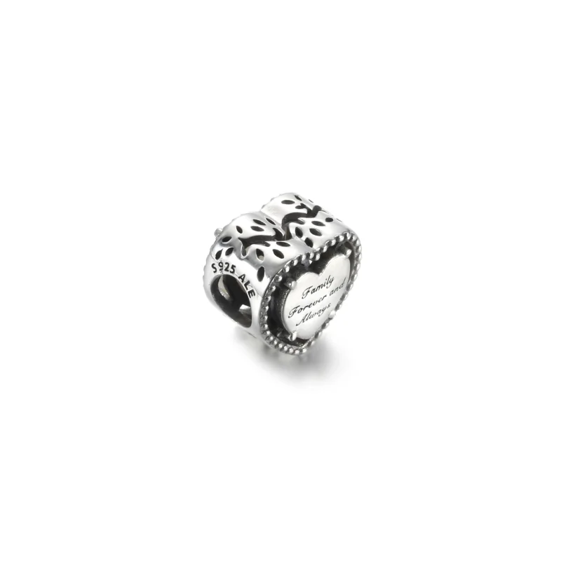 (Bild für) PANDORA Charm mit durchbrochenem Herz und Stammbaum - 799413C01 - Ansicht 4