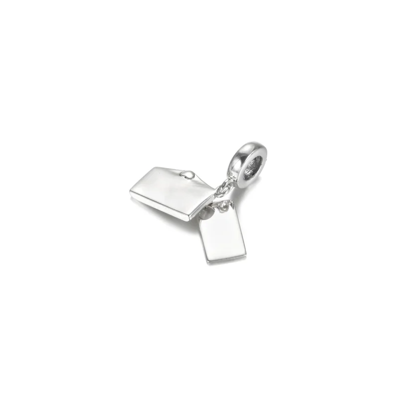 (Bild für) Pandora-Charm mit gravierbarem Buchstaben- und Umschlaganhänger - 799274C00 - Ansicht 3