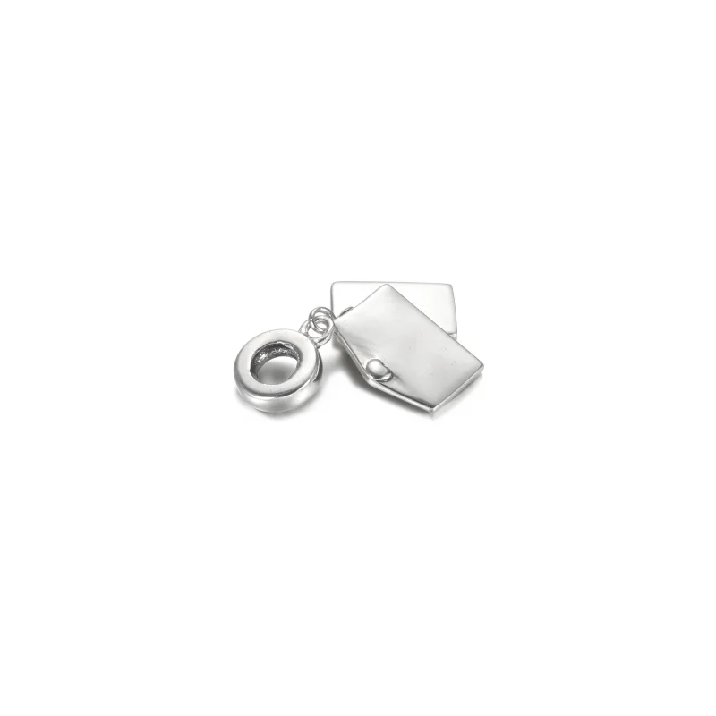 (Bild für) Pandora-Charm mit gravierbarem Buchstaben- und Umschlaganhänger - 799274C00 - Ansicht 4