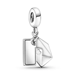 (Bild für) Pandora-Charm mit gravierbarem Buchstaben- und Umschlaganhänger - 799274C00