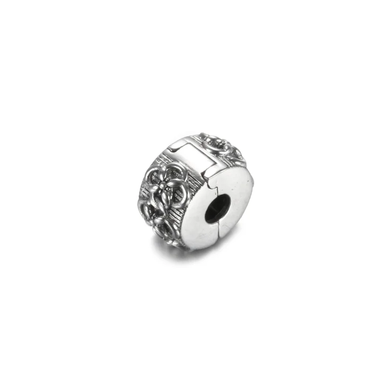 (Bild für) PANDORA Clip-Charm mit Blumenmuster - 799316C00 - Ansicht 2