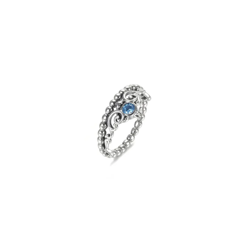 (Bild für) PANDORA Disney Cinderella Blauer Tiara-Ring - 199191C01 - Ansicht 2