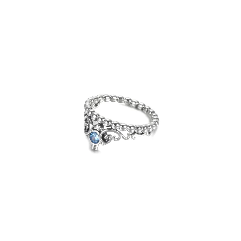 (Bild für) PANDORA Disney Cinderella Blauer Tiara-Ring - 199191C01 - Ansicht 5
