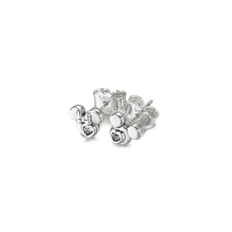 (Bild für) PANDORA Disney Mickey Mouse & Minnie Mouse Silhouette Ohrstecker - 299258C01 - Ansicht 2