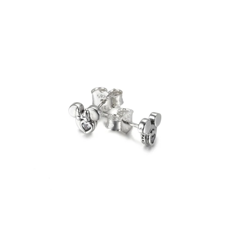 (Bild für) PANDORA Disney Mickey Mouse & Minnie Mouse Silhouette Ohrstecker - 299258C01 - Ansicht 3