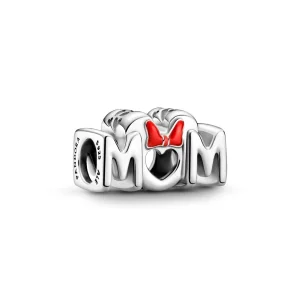 (Bild für) PANDORA Disney Minnie Maus Schleife & Mama Charm - 799363C01