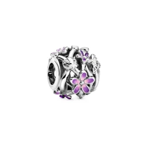 (Bild für) PANDORA durchbrochener lila Gänseblümchen-Charm - 798772C02