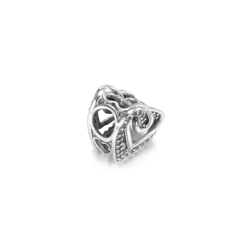 (Bild für) PANDORA Funkelnder Charm mit verschlungenen Herzen - 799270C01 - Ansicht 3