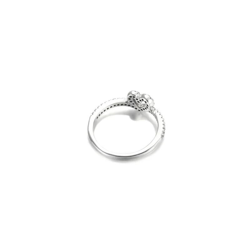 (Bild für) PANDORA Funkelnder Wishbone-Herzring - 199302C01 - Ansicht 4