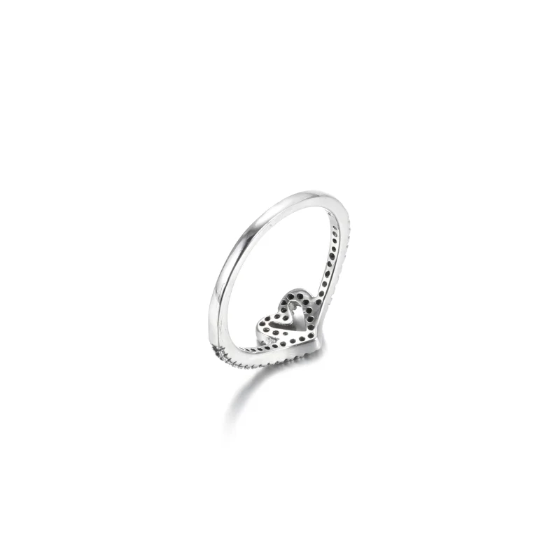 (Bild für) PANDORA Funkelnder Wishbone-Herzring - 199302C01 - Ansicht 5