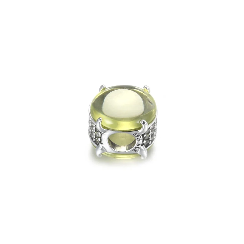 (Bild für) PANDORA Grüner ovaler Cabochon-Charm - 799309C02 - Ansicht 4