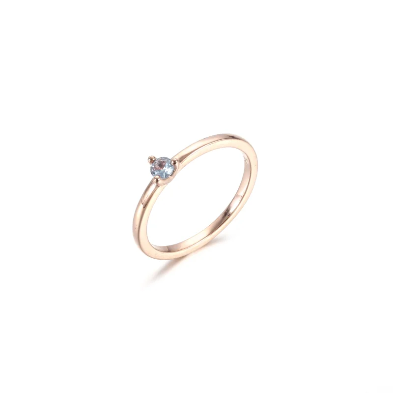 (Bild für) PANDORA Hellblauer Solitärring - 189259C02 - Ansicht 7