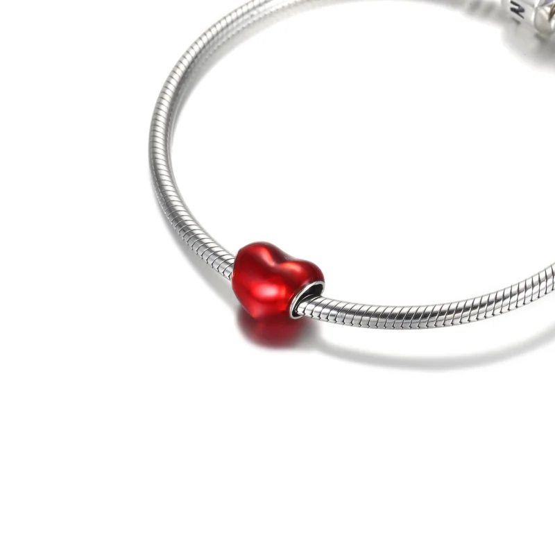 (Bild für) PANDORA Herz-Charm in Metallic-Rot - 799291C02 - Ansicht 5
