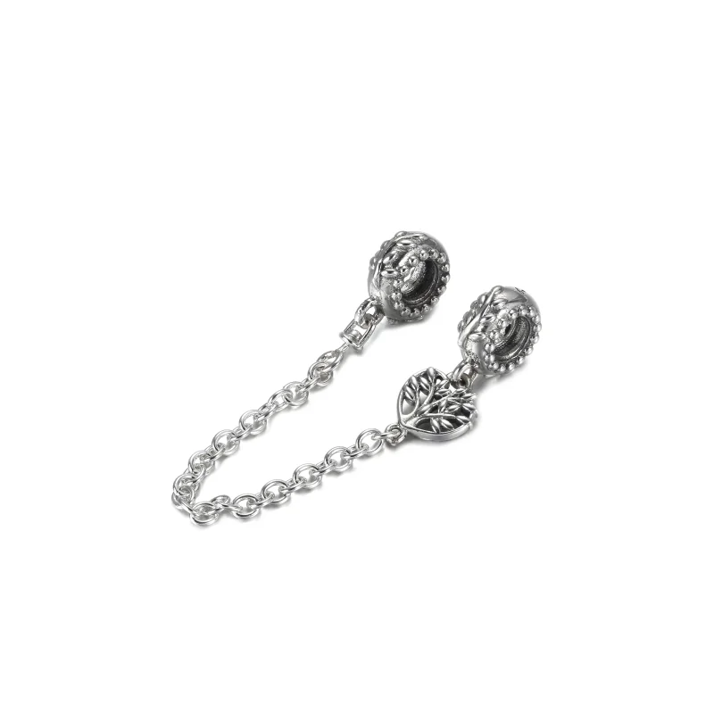 (Bild für) PANDORA Herz-Stammbaum-Sicherheitsketten-Charm - 799293C00 - Ansicht 2