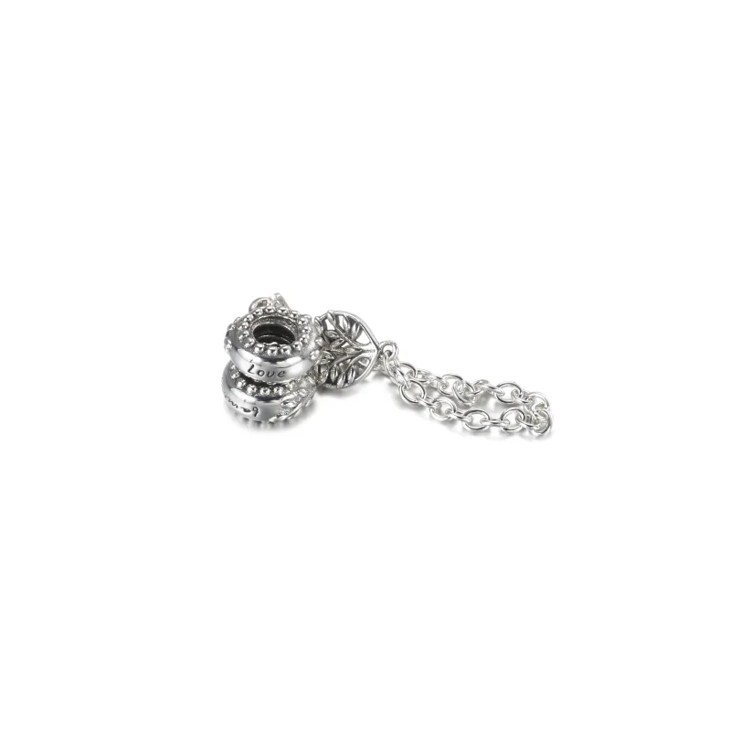 (Bild für) PANDORA Herz-Stammbaum-Sicherheitsketten-Charm - 799293C00 - Ansicht 4