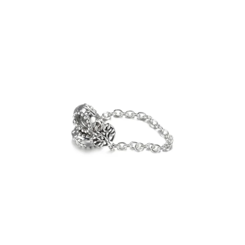 (Bild für) PANDORA Herz-Stammbaum-Sicherheitsketten-Charm - 799293C00 - Ansicht 5