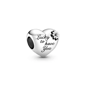 (Bild für) PANDORA Herz- und Kleeblatt-Charm - 799364C00