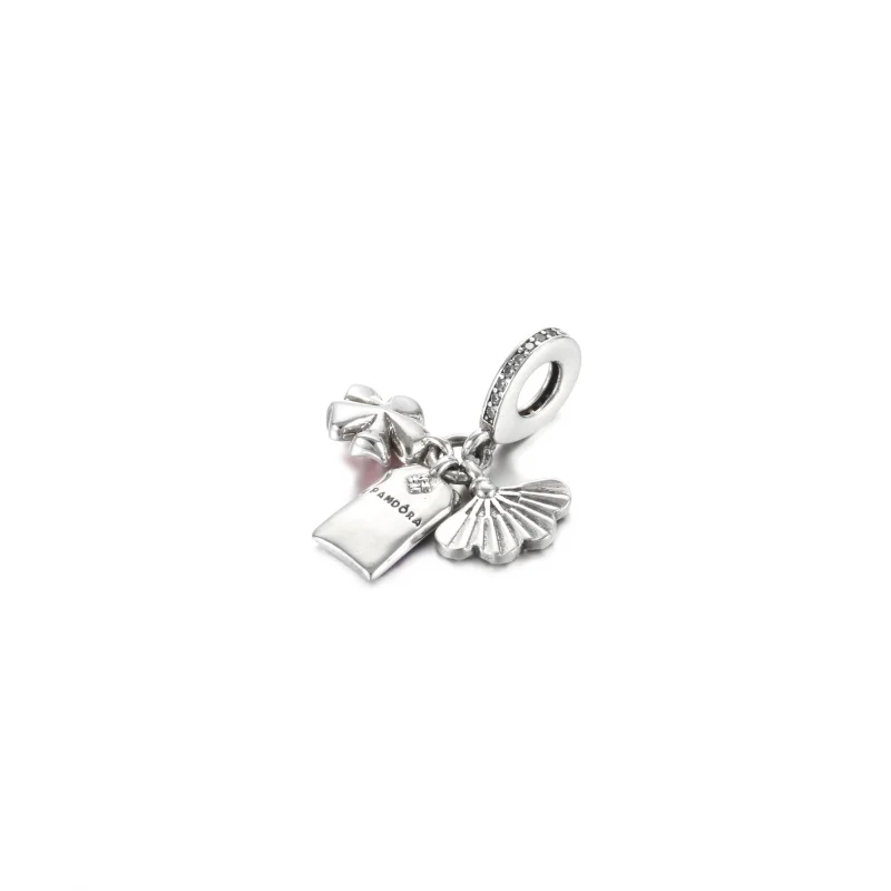 (Bild für) PANDORA Japanischer Sakura-, Omamori- und Fächer-Anhänger - 799326C01 - Ansicht 3