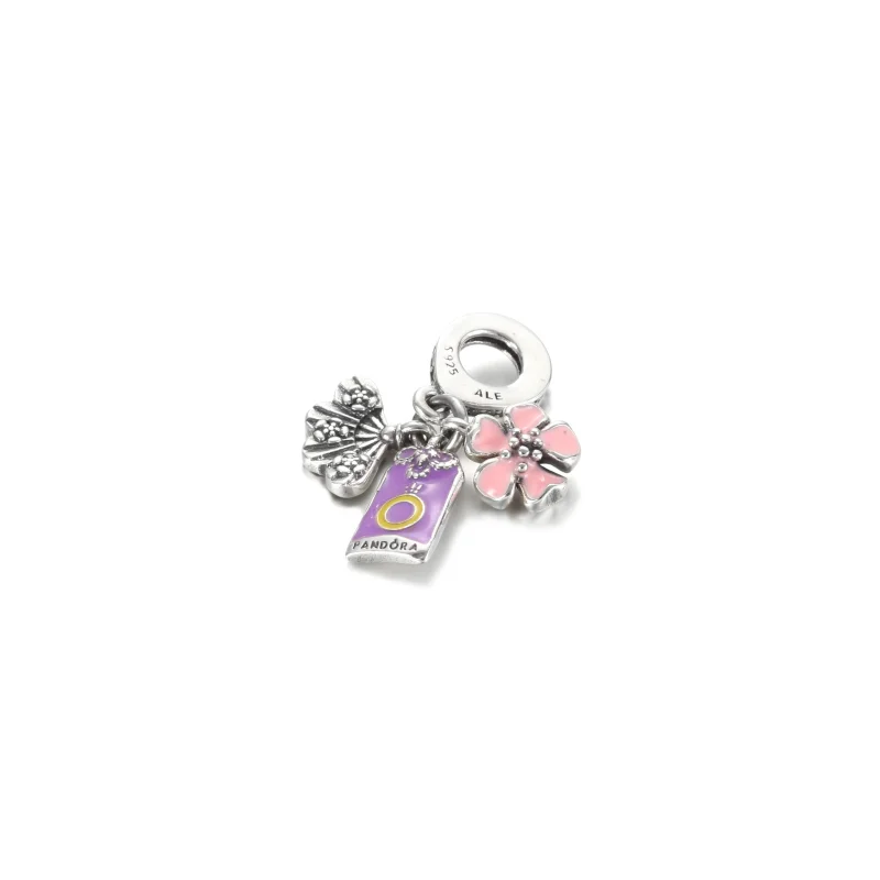 (Bild für) PANDORA Japanischer Sakura-, Omamori- und Fächer-Anhänger - 799326C01 - Ansicht 4