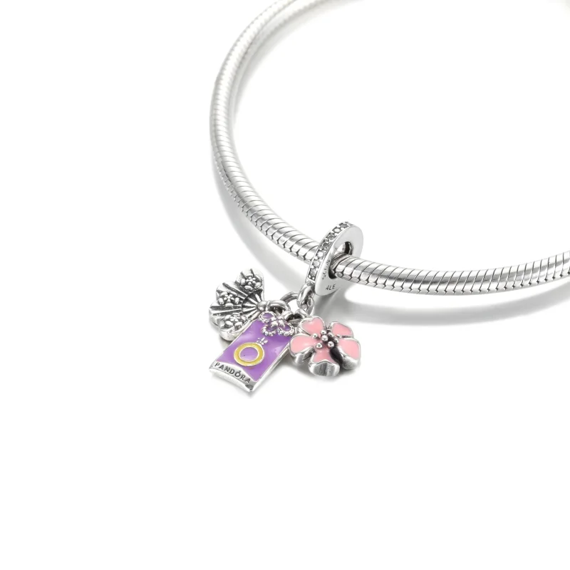 (Bild für) PANDORA Japanischer Sakura-, Omamori- und Fächer-Anhänger - 799326C01 - Ansicht 5
