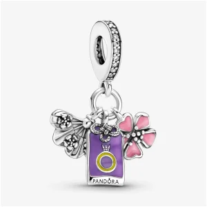 (Bild für) PANDORA Japanischer Sakura-, Omamori- und Fächer-Anhänger - 799326C01