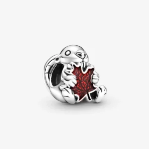 (Bild für) PANDORA Kanadischer Biber- und Ahornblatt-Charm - 799394C01