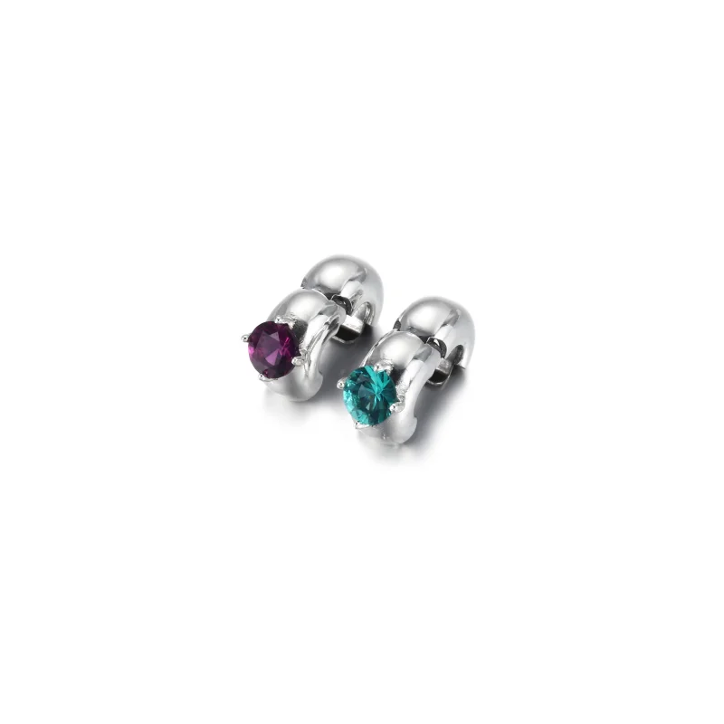 (Bild für) PANDORA Lila runder Solitär-Clip-Charm - 799204C02 - Ansicht 7
