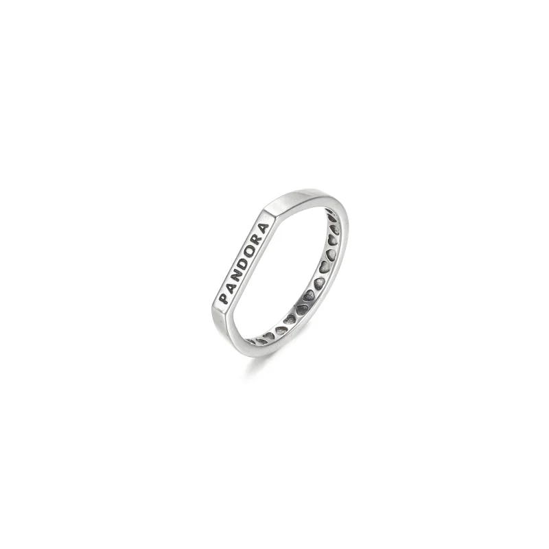 (Bild für) PANDORA Logo Bar Stapelring - 199048C00 - Ansicht 2