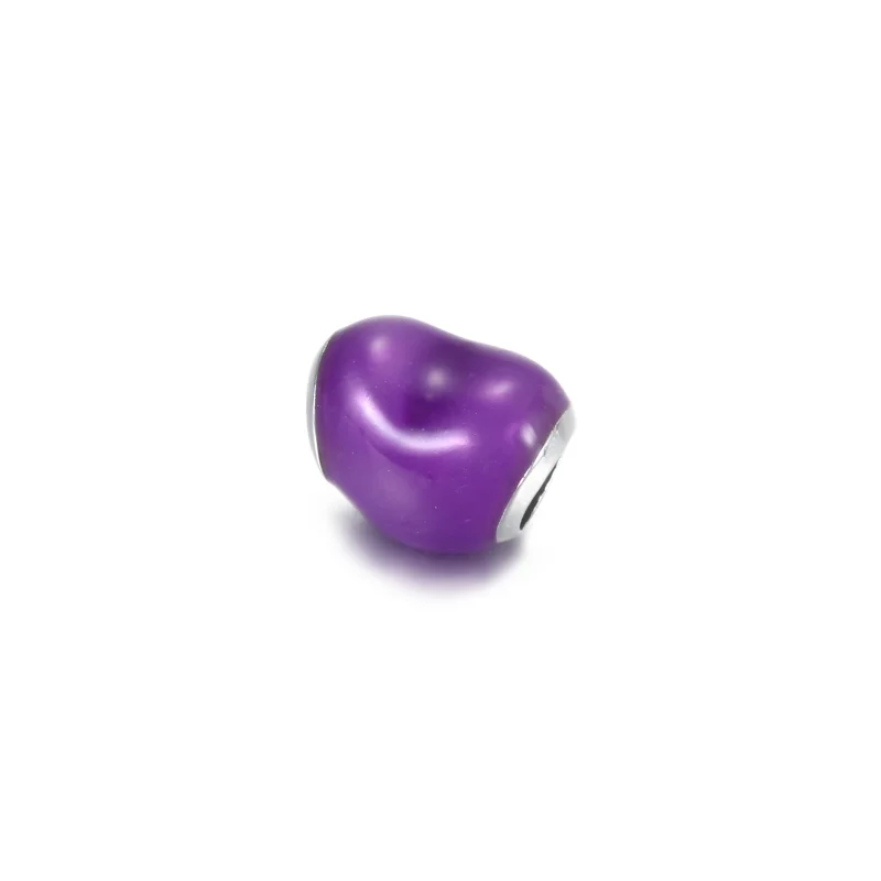 (Bild für) PANDORA Metallic-Lila-Herz-Charm - 799291C01 - Ansicht 4
