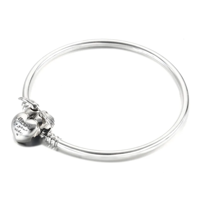 (Bild für) Pandora Moments Armreif mit geflügeltem Herz - 599379C00 - Ansicht 4