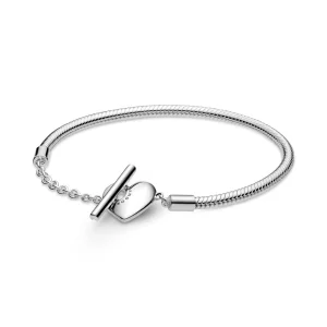 (Bild für) Pandora Moments Herz-T-Steg-Schlangenkettenarmband - 599285C00