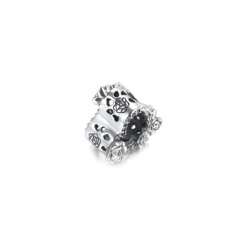(Bild für) PANDORA Offenes Herz & Rosenblüten-Charm - 799281C01 - Ansicht 4