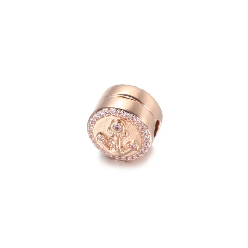 (Bild für) Pandora Rose Funkelnder rosa Ankerclip - 789019C01 - Ansicht 2