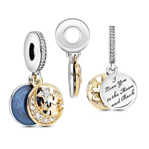 (Bild für) Pandora Shine Pandora-Anhänger „I Love You to the Moon and Back“. - 761993C01