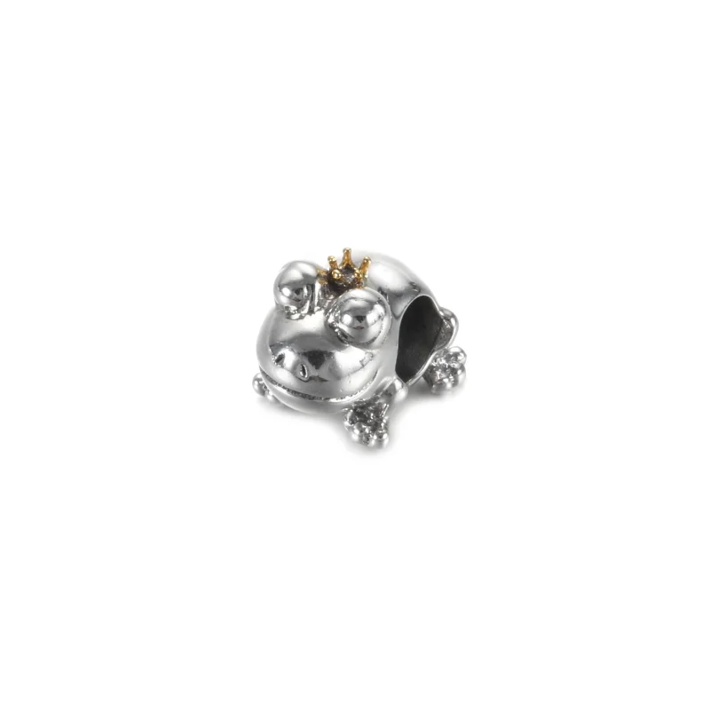 (Bild für) PANDORA Zweifarbiger Froschkönig-Charm - 799342C00 - Ansicht 2