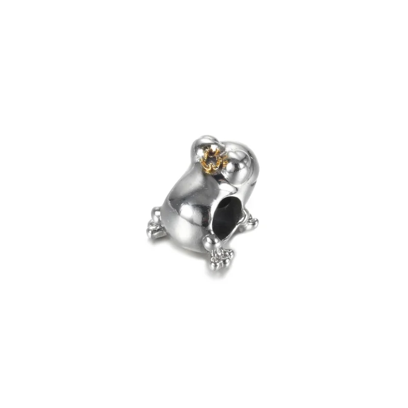 (Bild für) PANDORA Zweifarbiger Froschkönig-Charm - 799342C00 - Ansicht 3