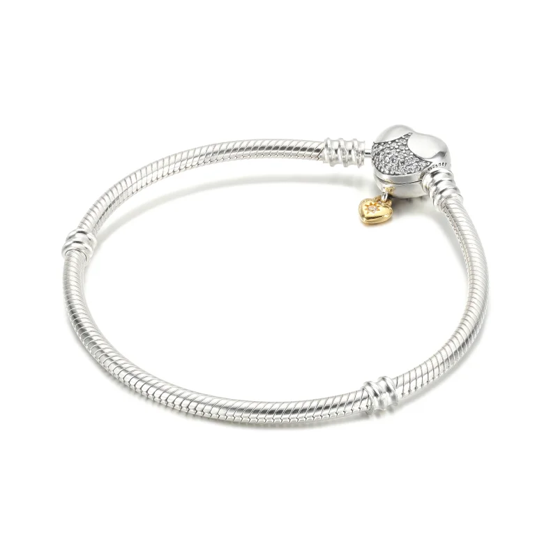 (Bild für) Disney Princess Pandora Moments Herz-Schlangenkettenarmband - 569563C01 - Ansicht 2