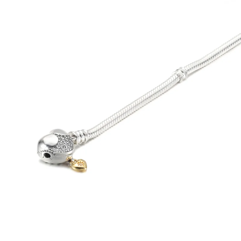 (Bild für) Disney Princess Pandora Moments Herz-Schlangenkettenarmband - 569563C01 - Ansicht 4