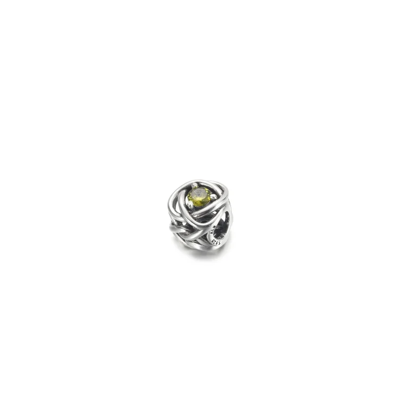 (Bild für) PANDORA August Spring Green Eternity Circle Charm - 790065C03 - Ansicht 2